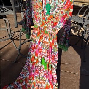 NWT Colorful Patterned Maxi Dress